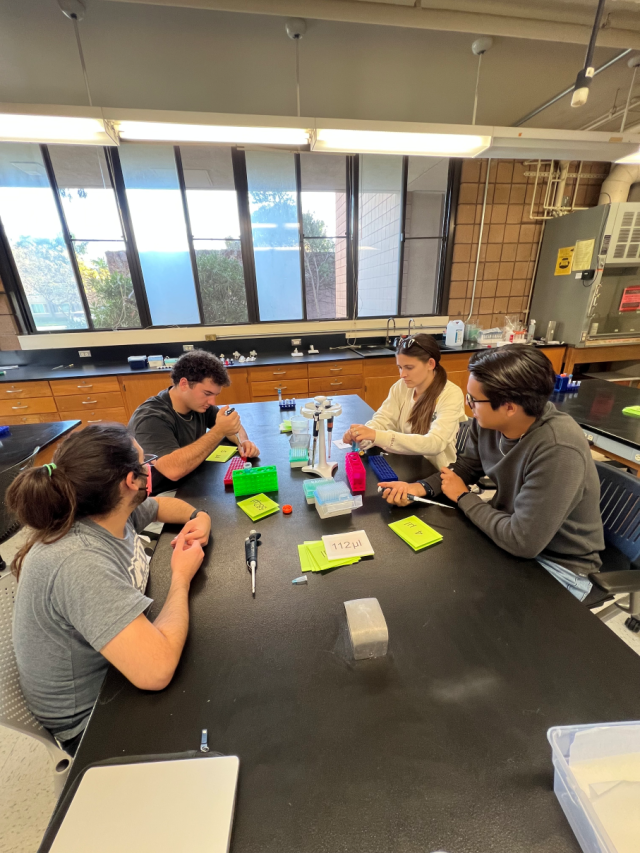 Oscar Perez leads the students in the skills workshop.